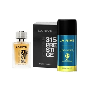 LA RIVE MEN WODA TOALETOWA 100ML 315 PRESTIGE + PREZENT DEZODORANT COLOSSUS
