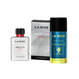 LA RIVE MEN WODA TOALETOWA 100ML ABSOLUTE SPORT + PREZENT DEZODORANT COLOSSUS