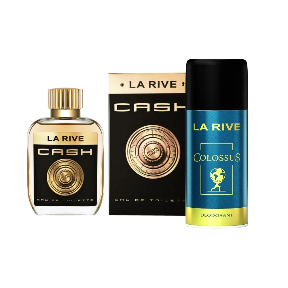 La rive men woda toaletowa 100ml cash + prezent dezodorant colossus 106472000