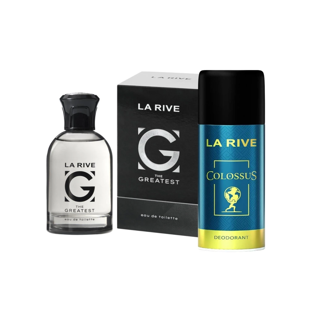 La rive men woda toaletowa 100ml the greatest + prezent dezodorant colossus 412757000
