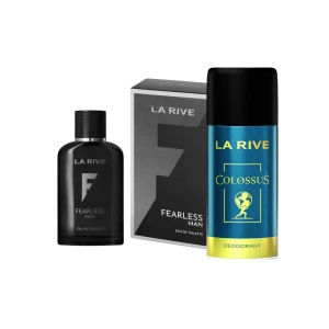 LA RIVE MEN WODA TOALETOWA 90ML FEARLESS MAN + PREZENT DEZODORANT COLOSSUS