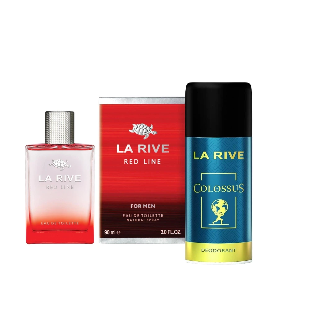 La rive men woda toaletowa 90ml red line + prezent dezodorant colossus 106460000