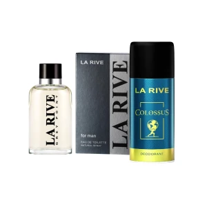 LA RIVE MEN WODA TOALETOWA GREY POINT 90 ML + PREZENT DEZODORANT COLOSSUS