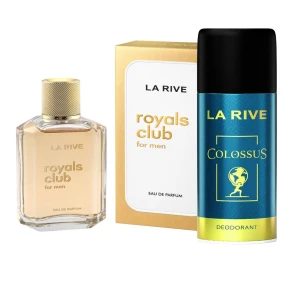 LA RIVE MEN  MĘSKA WODA TOALETOWA 90ML ROYALS CLUB + PREZENT DEZODORANT COLOSSUS