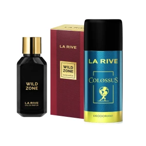 LA RIVE MEN  MĘSKA WODA TOALETOWA 90ML WILD ZONE + PREZENT DEZODORANT COLOSSUS