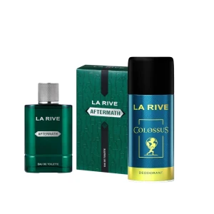 LA RIVE MEN  MĘSKA WODA TOALETOWA 90ML AFTERMATH + PREZENT DEZODORANT COLOSSUS