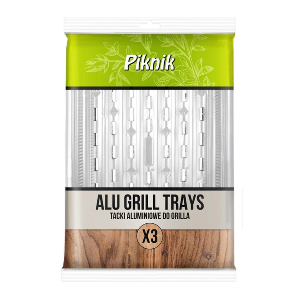 Piknik tacka aluminiowa do grilla 3 szt. 5902365040392