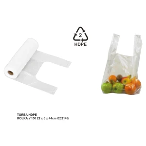 Pos torba hdpe 22x6x44 150 szt. na rolce 5906734201797