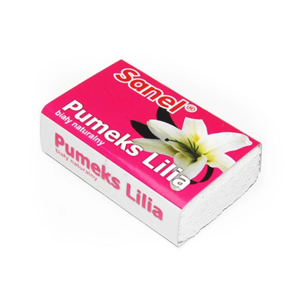 Sanel pumeks lilia biały natural 5901210006187