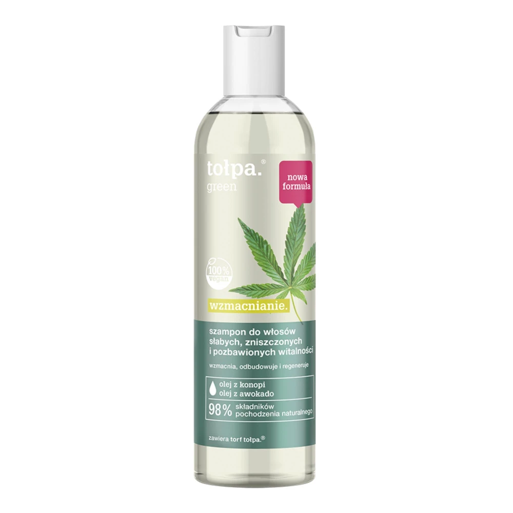 Tołpa green wzmacnianie szampon do włosów 300ml słabe,zniszczone,pozbawione witalności 5902719419027