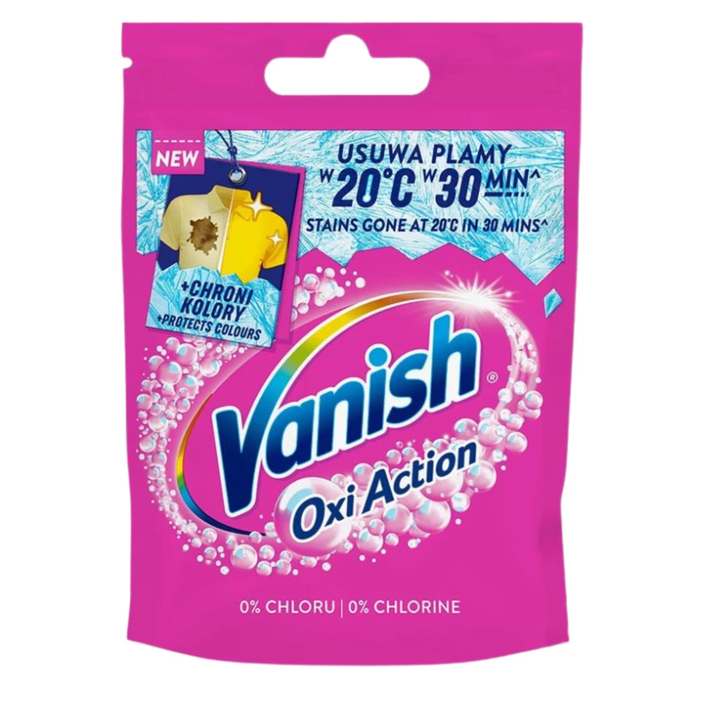 Vanish odplamiacz w proszku 30g oxy action pink 5949152120677