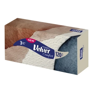 Velvet chusteczki higieniczne 120 szt. comfort 3w 5901478013163 - zdjęcie 2
