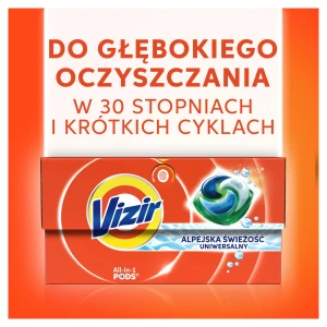 Vizir kapsułki do prania all in 1 24 szt. karton alpejska świeżość 8700216746113 - zdjęcie 3