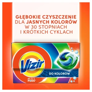 Vizir kapsułki do prania all in 1 24 szt. karton kolor 8700216745444 - zdjęcie 3