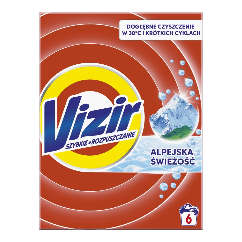 Vizir proszek do prania 6p 330g alpejska świeżość 8006530128247