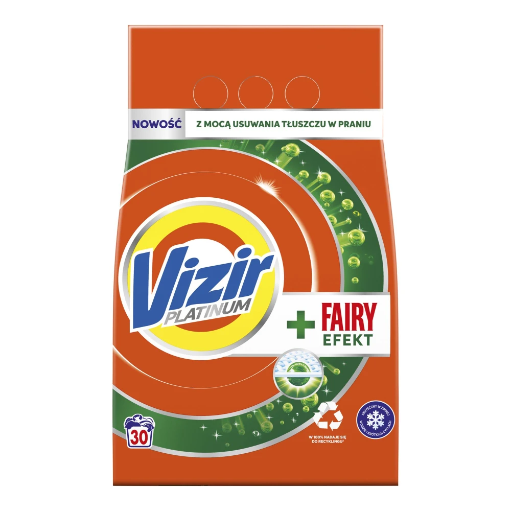 Vizir proszek do prania 30p 1.65kg platinum + fairy effect 8700216189798