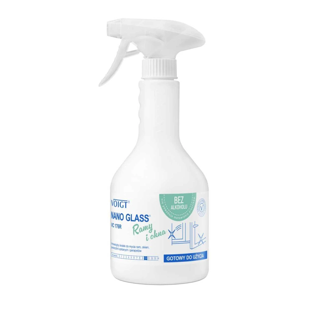 Voigt vc 176r nano glass 600ml innowacyjny środek do mycia ram,okien,pow.szklanych 5901370040809