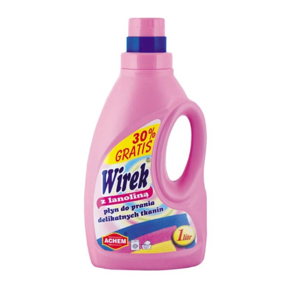Wirek płyn do prania 1l lanolina delikatne tkaniny 5901711000288
