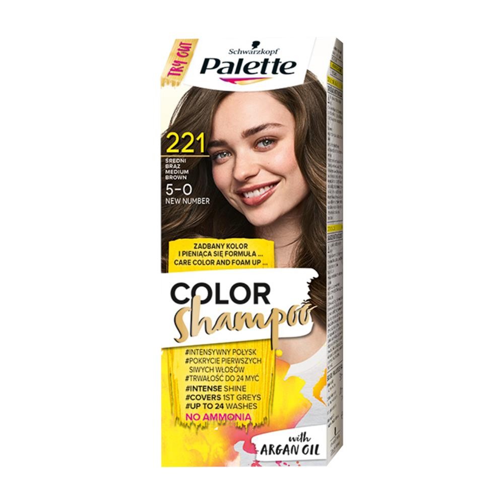5009 PALETTE COLOR SHAMPOO  SZAMPON KOLORYZUJĄCY  5-0  ŚREDNI BRĄZ 3838824160474