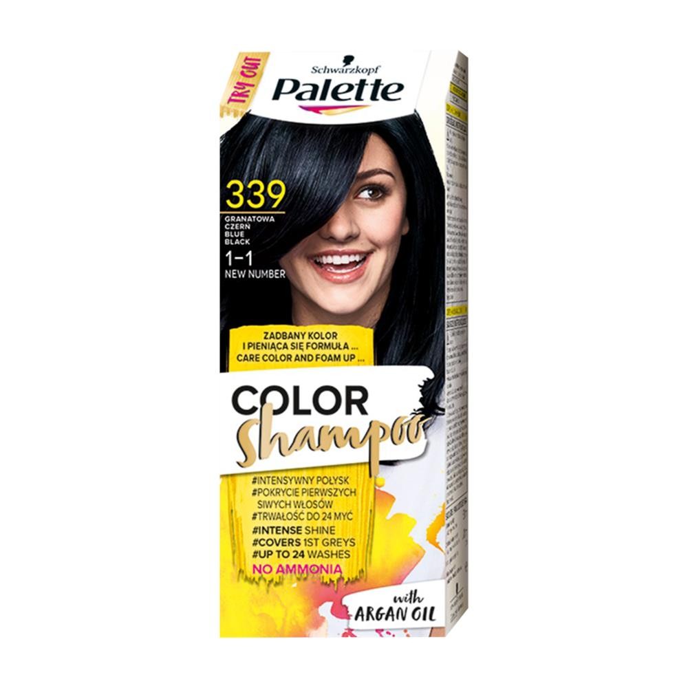 6177 PALETTE COLOR SHAMPOO  SZAMPON KOLORYZUJĄCY  1-1  GRANATOWA CZERŃ 3838824160719