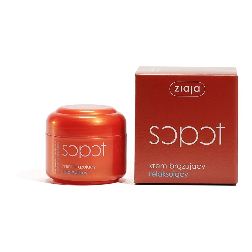 6893 ZIAJA SOPOT KREM DO TWARZY 50ML BRĄZUJĄCY RELAKSUJĄCY 5901887005834