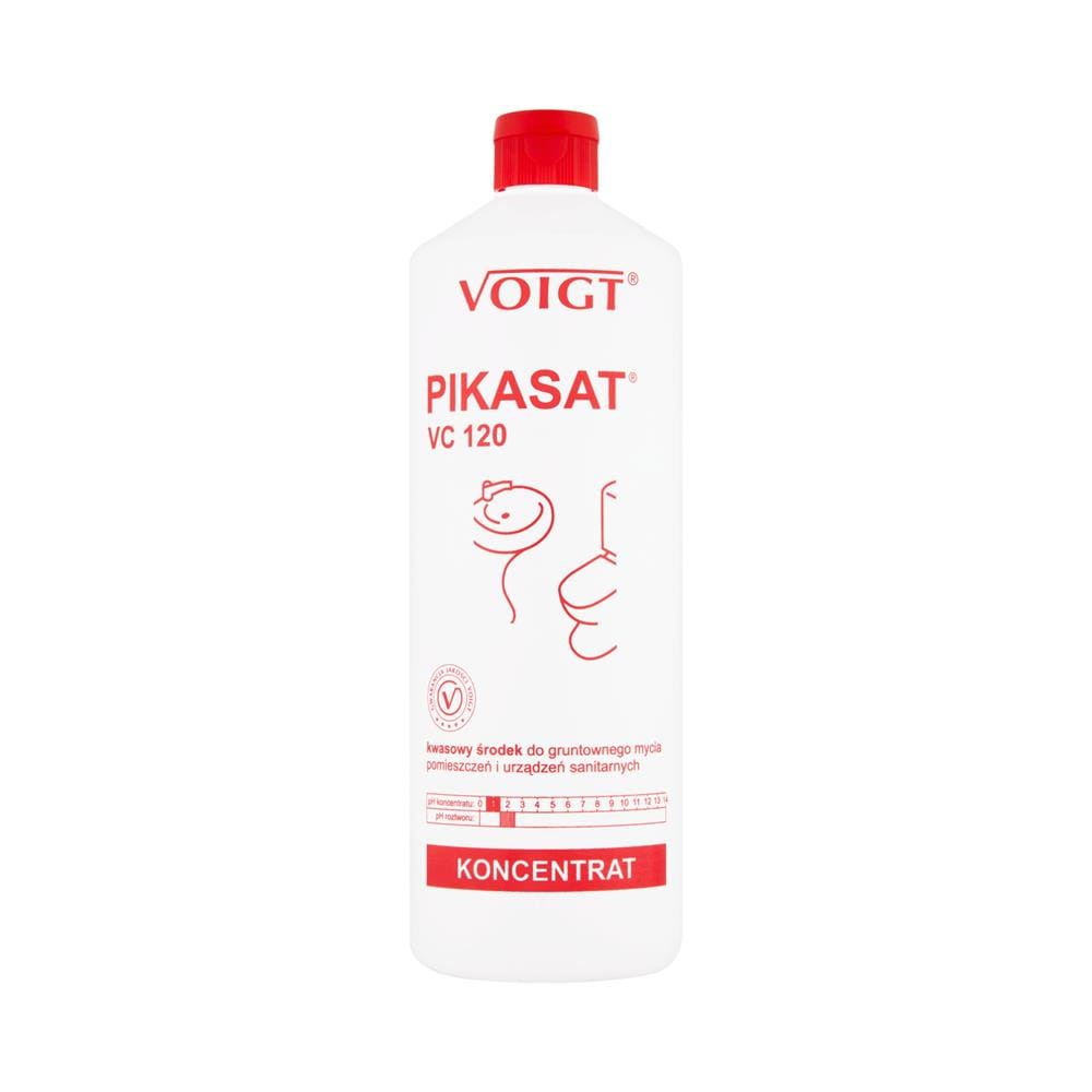 7653 VOIGT VC 120  1L PIKASAT KWASOWY ŚRODEK DO GRUNTOWNEGO MYCIA POMIESZCZEŃ I URZĄDZEŃ SANIT 5901370012004