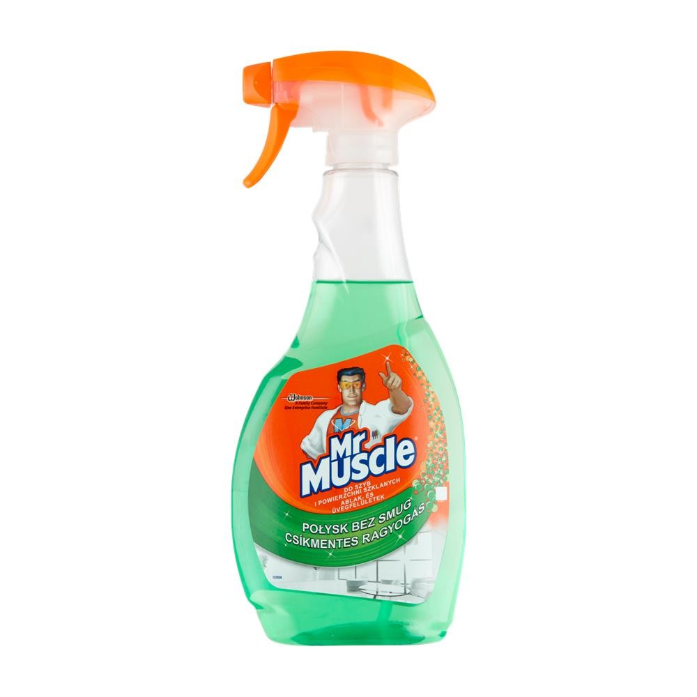 13684 MR.MUSCLE PŁYN DO SZYB DOZOWNIK 500ML ZIELONY 8711800139266