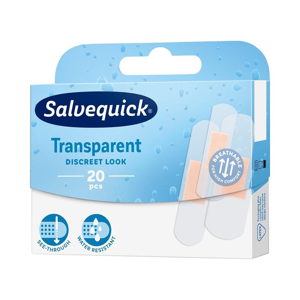 23503 SALVEQUIK PLASTRY 20 SZT. TRANSPARENT 626524 7310616265247