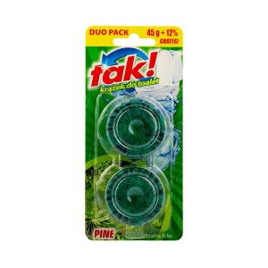 28599 TAK KRĄŻEK DO SPŁUCZKI WC  50G 2 SZT. LEŚNY 5901332000339