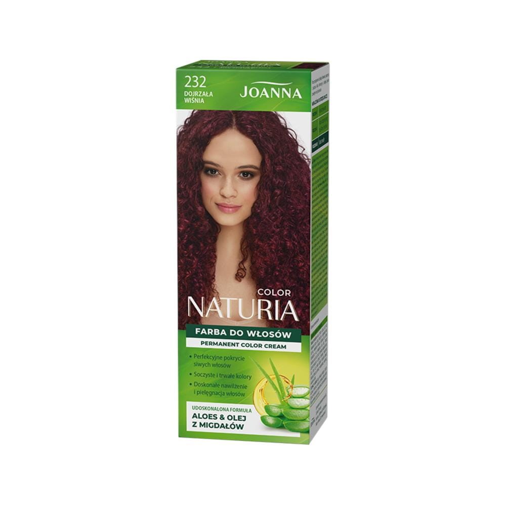 30224 JOANNA NATURIA COLOR FARBA KOLORYZUJĄCA 232 DOJRZAŁA WIŚNIA 5901018056957