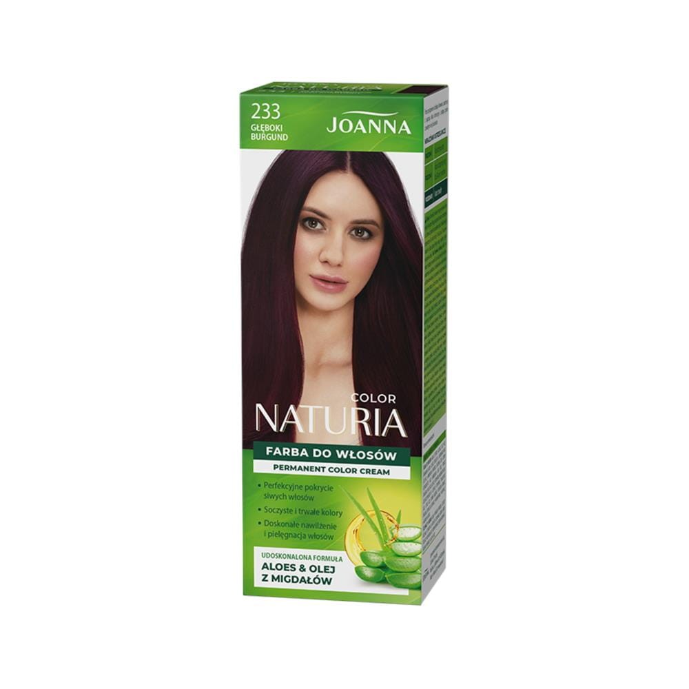30225 JOANNA NATURIA COLOR FARBA KOLORYZUJĄCA 233 GŁĘBOKI BURGUND 5901018050887