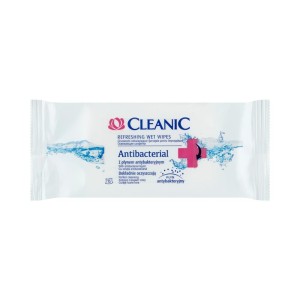 30891 CLEANIC CHUSTECZKI NAWILŻANE 15 SZT. ANTYBAKTERYJNE 5900095009153