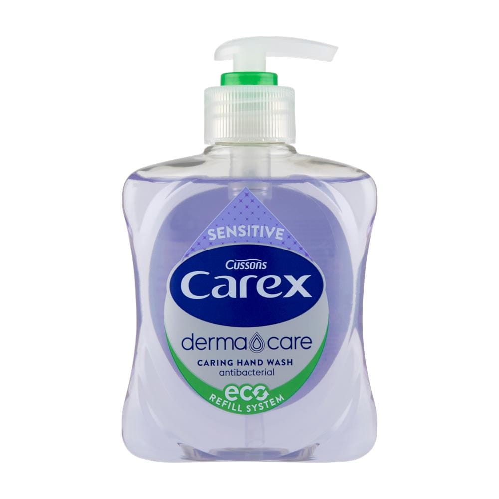 31410 CAREX MYDŁO W PŁYNIE DOZOWNIK 250ML ANTYBAKTERYJNE SENSITIVE 5900998000349