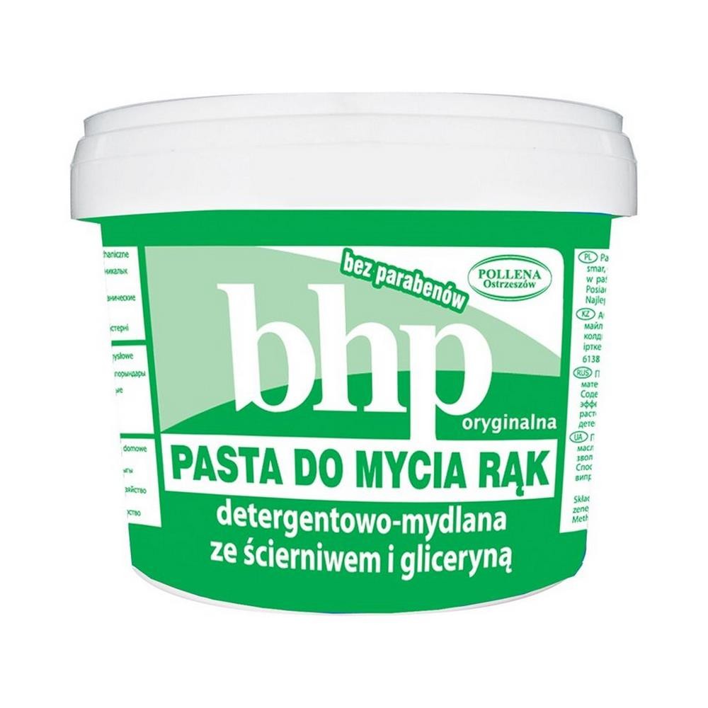 32337 BHP OSTRZESZÓW PASTA DO CZYSZCZENIA RĄK 500G ŚCIERNIWO 5900133005796