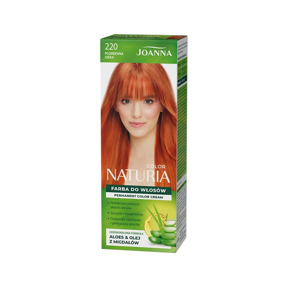 34610 JOANNA NATURIA COLOR FARBA KOLORYZUJĄCA 220 PŁOMIENNA ISKRA 5901018005030