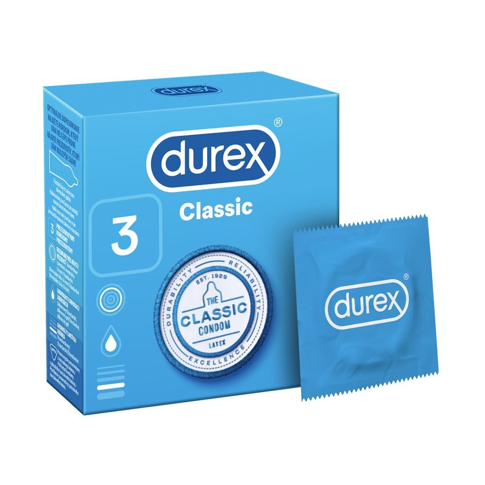 35973 DUREX PREZERWATYWY 3 SZT. CLASSIC 5010232967861
