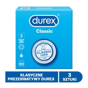 35973 DUREX PREZERWATYWY 3 SZT. CLASSIC 5010232967861