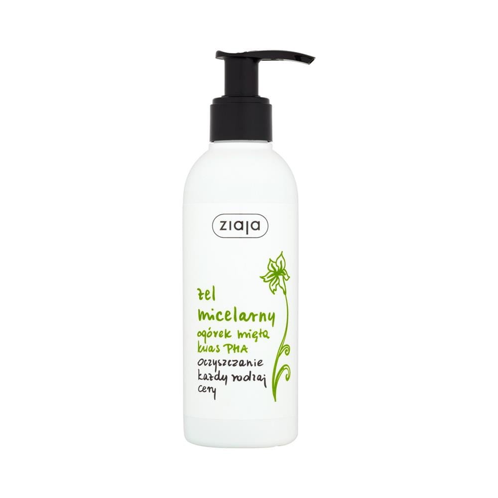 42039 ZIAJA OGÓREK-MIĘTA ŻEL DO MYCIA TWARZY 200ML MICELARNY 5901887034506
