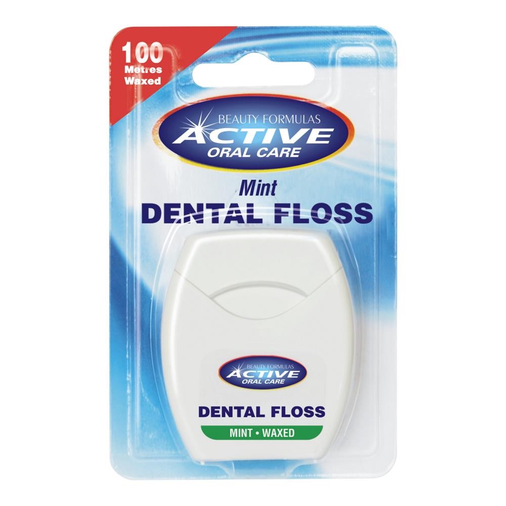 50078 ACTIVE NIĆ DENTYSTYCZNA 100M DENTAL FLOSS MIĘTA-WOSK 5012251000642