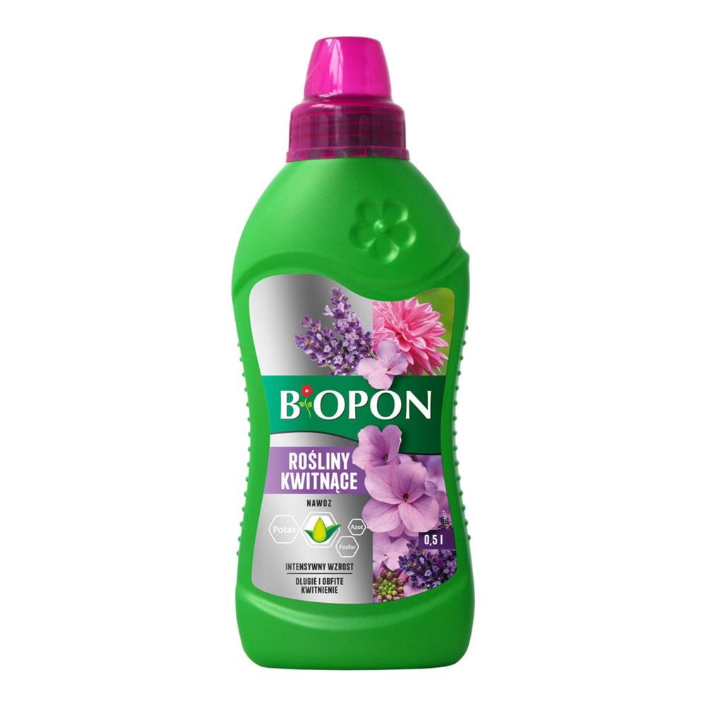 82240 BIOPON NAWÓZ W PŁYNIE 500ML ROŚLINY KWITNĄCE 5904517008526
