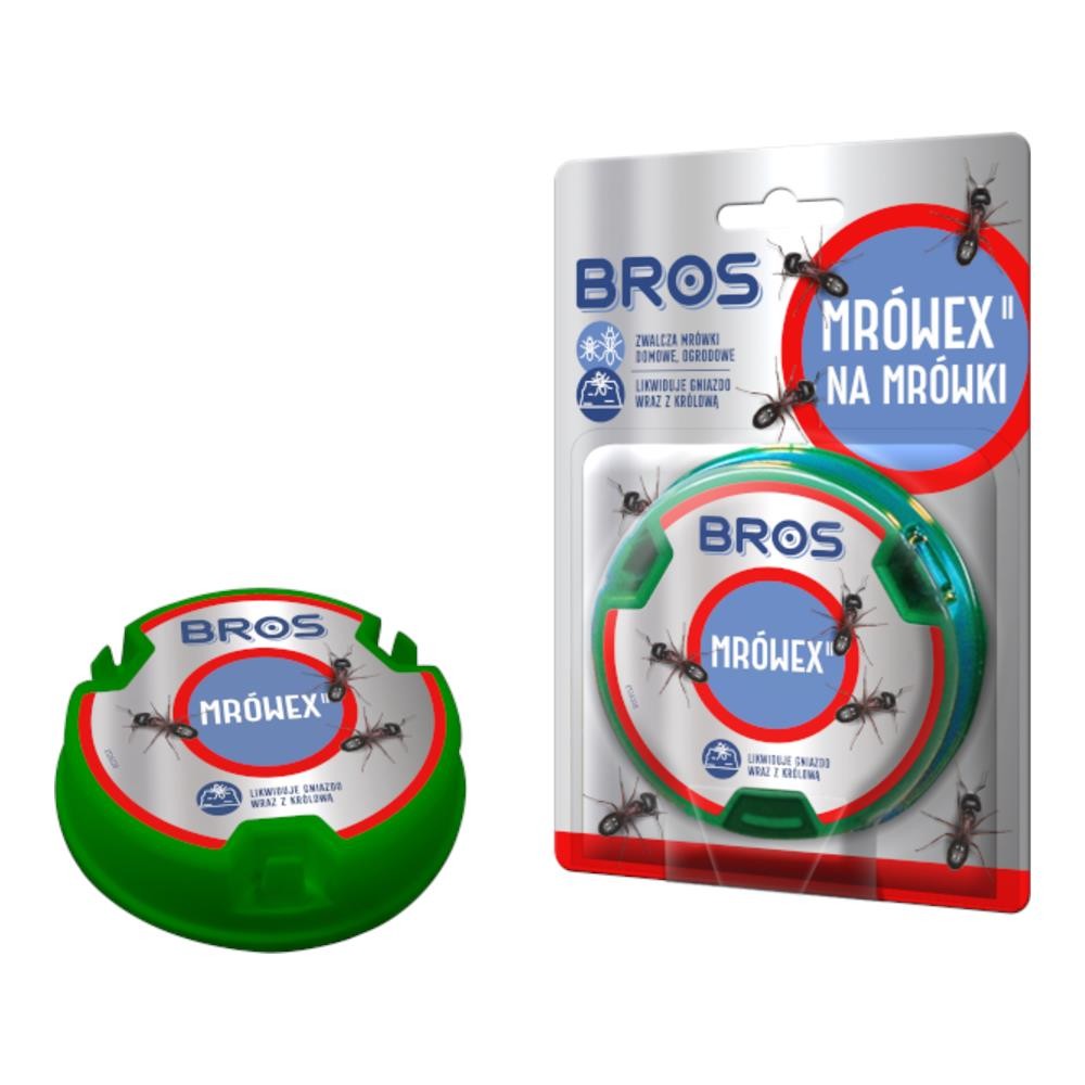 100286 BROS MRÓWEX 10G PREPARAT W KARMNIKU NA MRÓWKI OGRODOWE 5904517024847