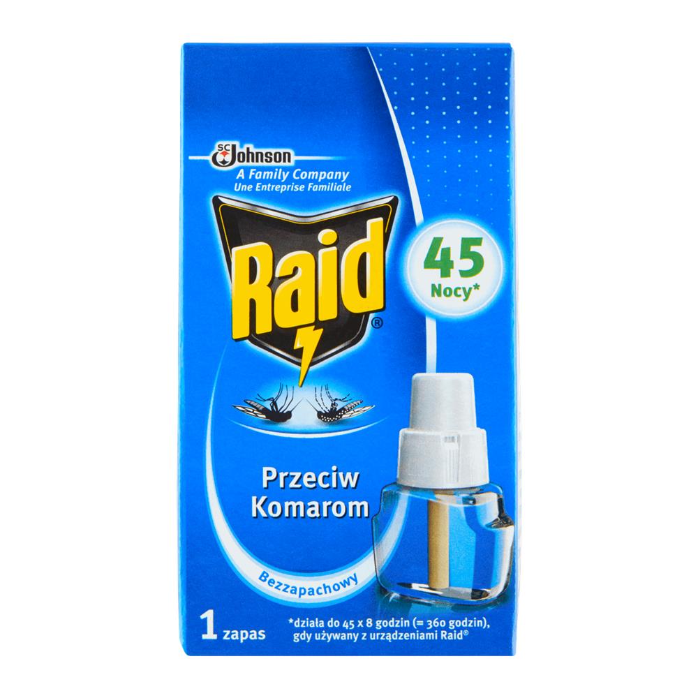102581 RAID ZAPAS DO APARATU ELEKTRYCZNEGO PRZECIW KOMAROM PŁYN 45 NOCY 4000290907078