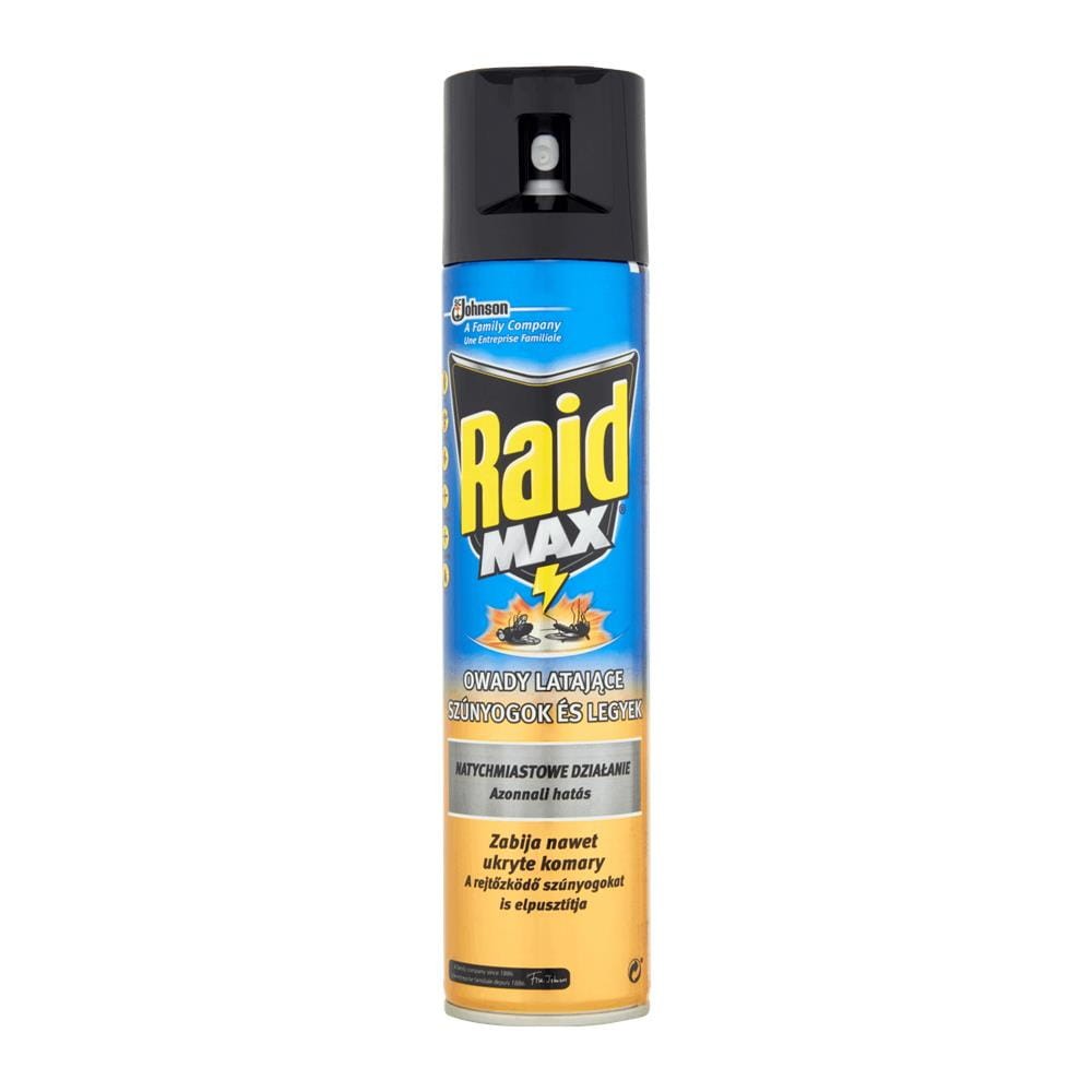 102600 RAID SPRAY NA OWADY LATAJĄCE 300ML MAX NIEBIESKI 5000204581126