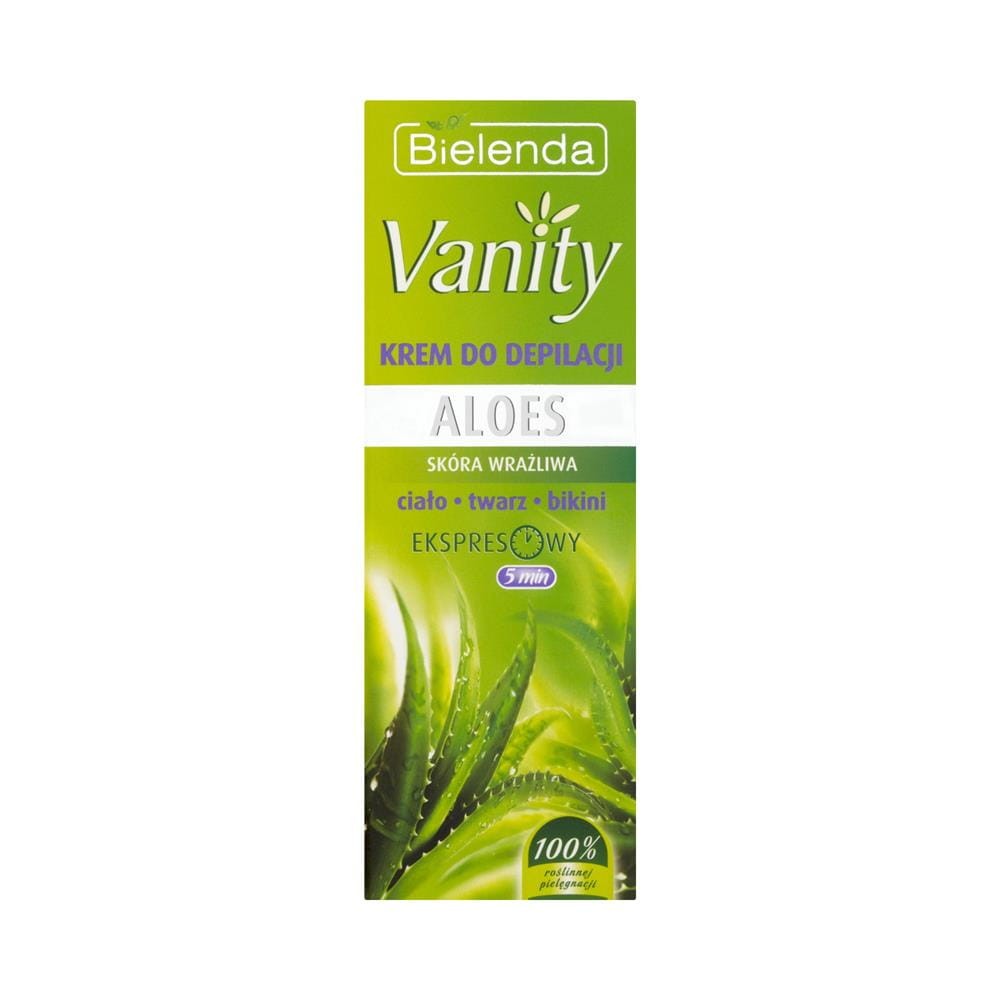 104176 BIELENDA VANITY KREM DO DEPILACJI CIAŁA,TWARZY I BIKINI 100ML ALOES 5904879006819