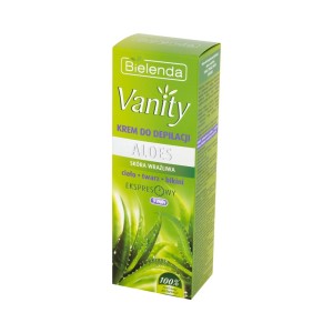 104176 BIELENDA VANITY KREM DO DEPILACJI CIAŁA,TWARZY I BIKINI 100ML ALOES 5904879006819