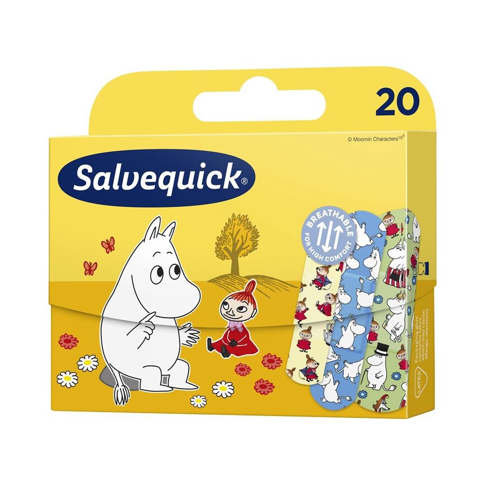 105084 SALVEQUIK PLASTRY 20 SZT. MOOMIN MIXED 516524 7310615165241