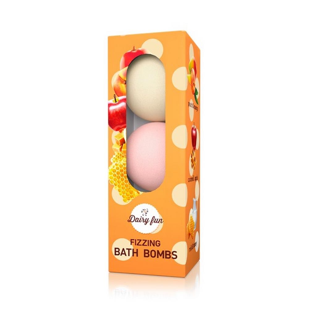 106351 DAIRY FUN KULA DO KĄPIELI 3X100G MLEKO,KARMEL I BRZOSKWINIA 5060061201636