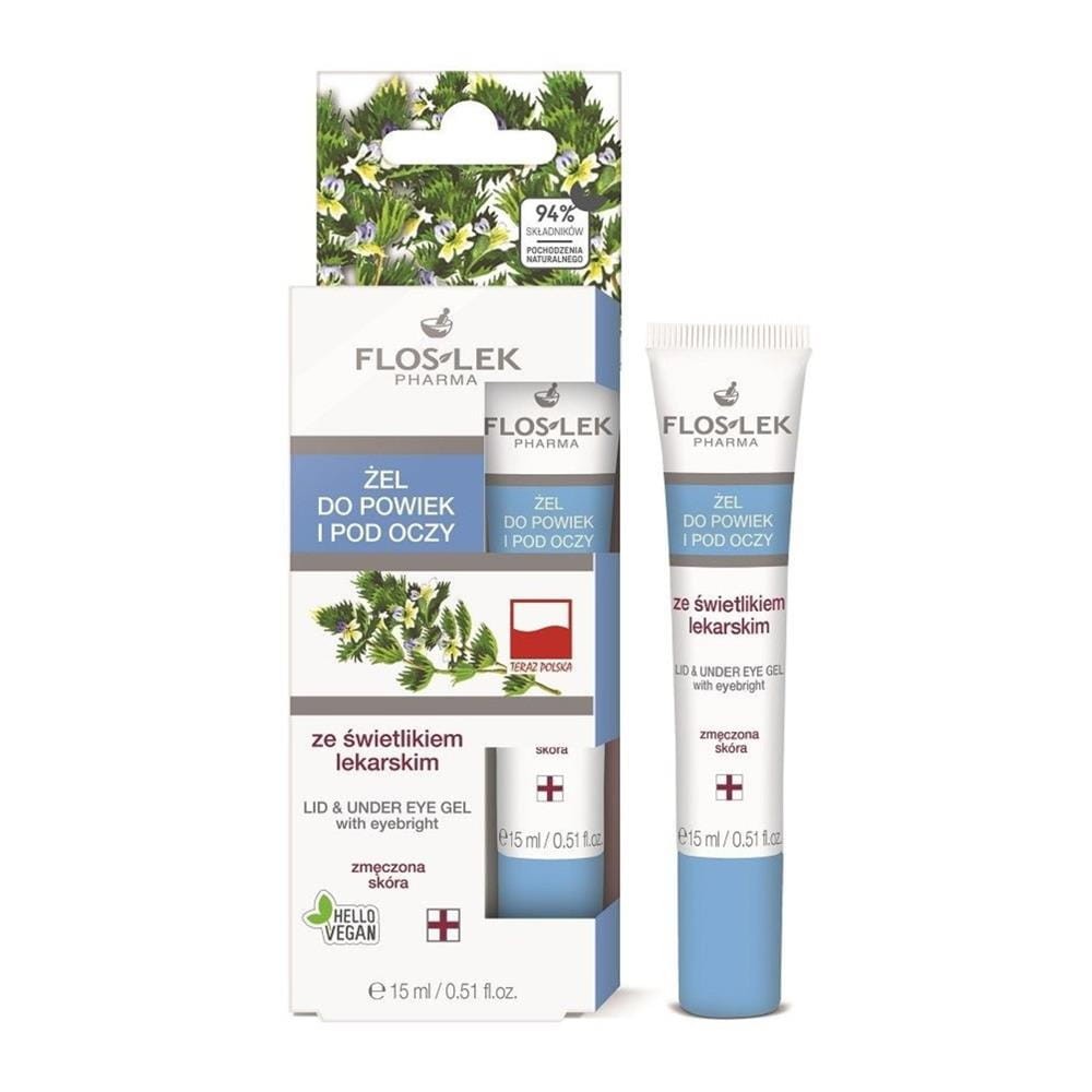 107897 FLOS-LEK PIELĘGNACJA OCZU ŻEL POD OCZY 15ML ŚWIETLIK 5905043001722