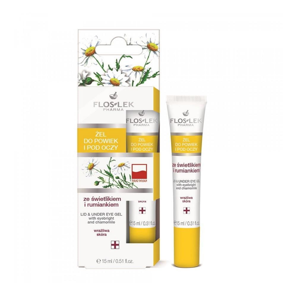 107900 FLOS-LEK PIELĘGNACJA OCZU ŻEL POD OCZY 15ML ŚWIETLIK I RUMIANEK 5905043001777