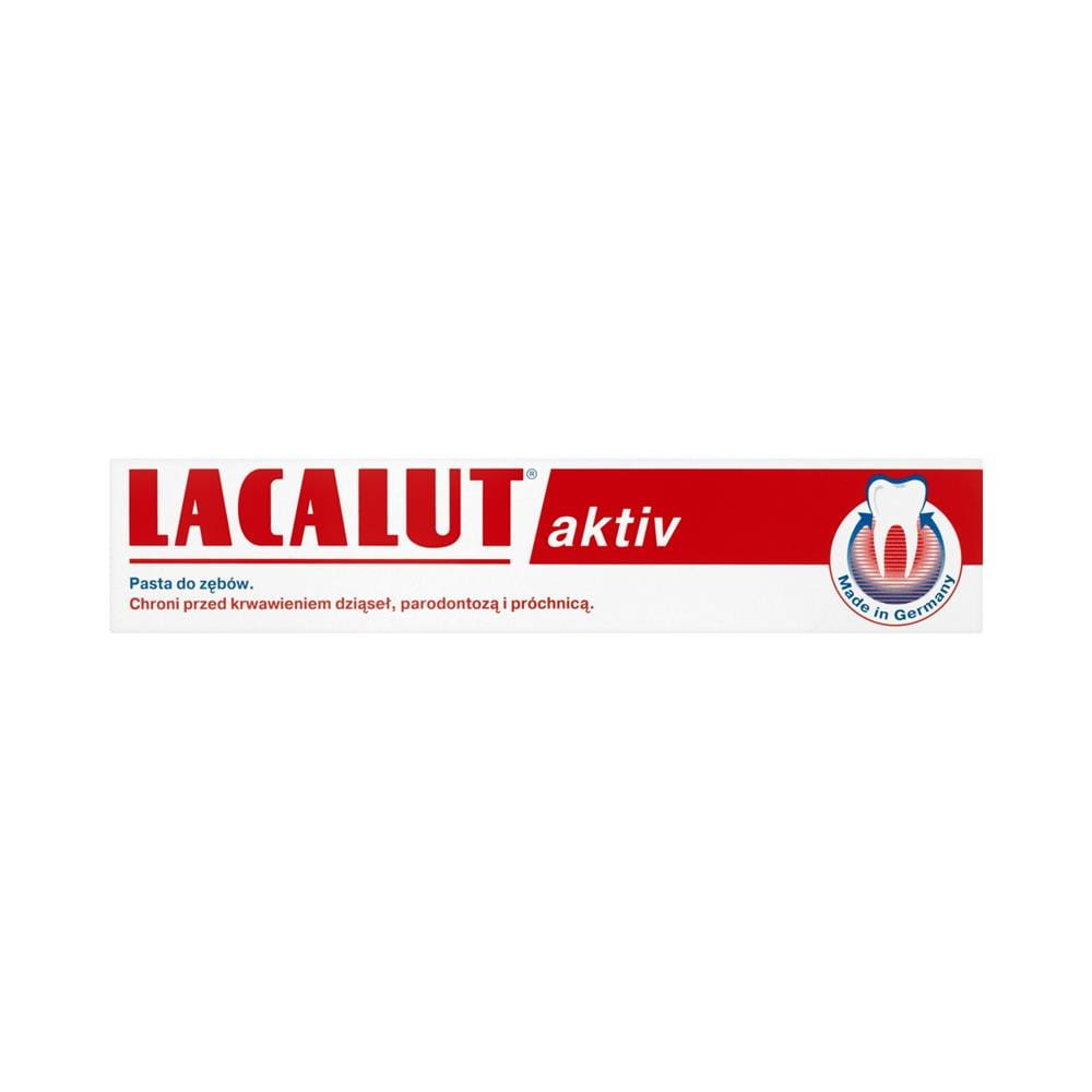 108015 LACALUT PASTA DO ZĘBÓW  75ML AKTIV 4010439211430